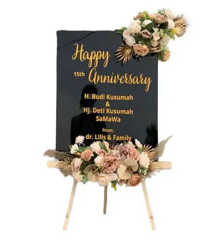 Papan Bunga Akrilik Crewek