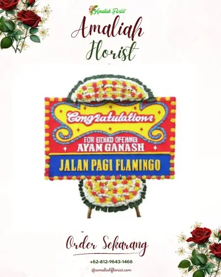 Sewa Papan Bunga Crewek